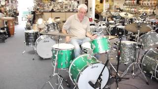 Vintage Ludwig Player's Kit - Green Sparkle