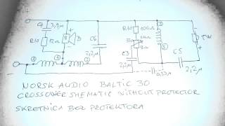 Norsk audio Baltic 30 crossower shematic