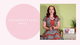 Vintage Haul from Retrofestival: dresses, flowers, photos plus the odd wildcard