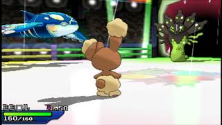 伝説ポケモン達のバトルに巻き込まれる未進化ポケモン達