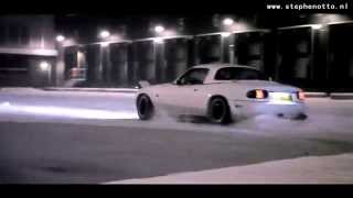 Sick snow drifting footage JDM style HD