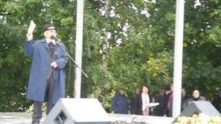 Л. Н. Зенин читает свой стих "Перекличка с Есениным" 21 сентября 2013