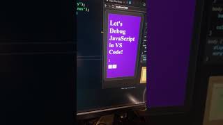 VS Code has Browser Dev Tools and Built-in JavaScript Debugging!!
