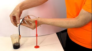 МАГНИТНЫЙ НАСОС жидкость сама течет вверх! Гравитация бессильна! Magnetic pump