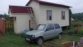 Ремонт автомобиля Ока.Своими руками. Меняем пороги ч 2
