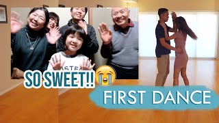 JAPANESE FAMILY Surprise?? | Our First Dance