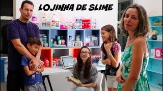 ESCOLHENDO NOME DA MINHA LOJINHA DE SLIME FAMILY FUN 5