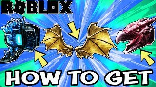 How To Get Ghidorah's Wings, Godzilla Spine Backpack & Rodan's Head in Roblox - Creator Challenge
