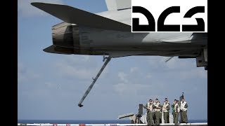 DCS F/A-18C | CARRIER OPERATIONS | VFA-113 LSO PLAT CAM | CASE 1 TRAINING