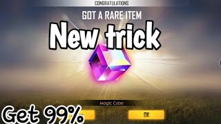 New trick free fire get magic cube ?in 8 spin?