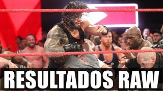 BOBBY LASHLEY E ROMAN REIGNS CAUSAM CONFUSÃO INFINITA - RESULTADOS RAW
