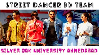 Varun Dhawan, Shraddha Kapoor, Nora Fatehi In Ahmedabad | STREET DANCER 3 | SILVER OAK UNIVERSITY