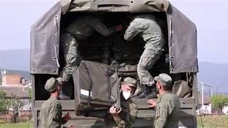 Развертывание полевого госпиталя для больных COVID-19 в Буйнакске