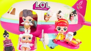McDonalds Custom Big LOL Surprise ride Air Plane with Dolls Chicken Pox + Drive Thru - Wave 2 Video
