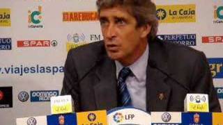 Pellegrini, "La UD Las Palmas no puede estar ahí"