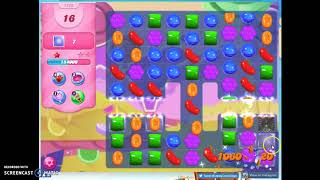 Candy Crush Level 1722 Audio Talkthrough, 1 Star 0 Boosters