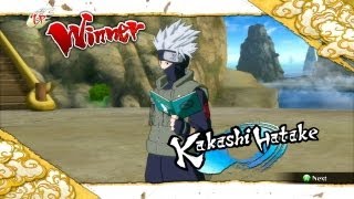 Naruto Ultimate Ninja Storm 3 Kakashi Hatake Complete Moveset with Command List