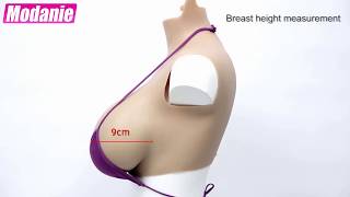Modanie| Realistic fake boobs in silicone Sein artificiel réaliste crossdressing transgender