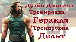 Дуэйн Джонсон - тренировка Геракла. Программа тренировки дельт