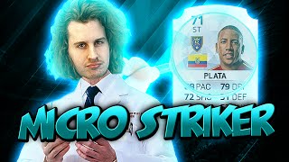 MICRO STRIKER PLATA: SHORTEST STRIKER IN FIFA! FIFA 16 ULTIMATE TEAM