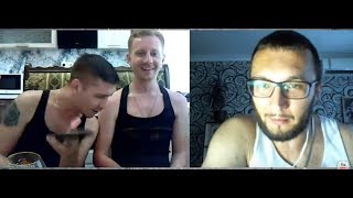 Попались геи на стриме. Чатрулетка