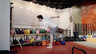 케틀벨 리프팅 온라인 코칭 - 케틀벨 스내치 운동법 "체중 활용"
