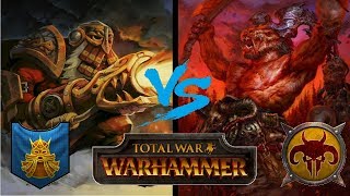 Dwarfs vs Beastmen - BATTLE IN THE VALLEY | Total War Warhammer Online Battle #252