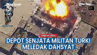 Serangan Rudal Rusia Hancurkan Depot Senjata Militan Turki di Idlib Suriah