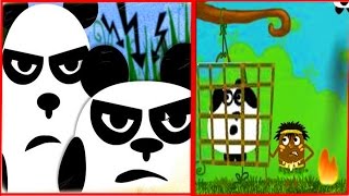 3 Панды 1 часть 3 Pandas Мультик игра для детей про панд от Фаника