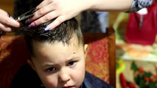 Стрижка машинкой.стрижка для мальчика