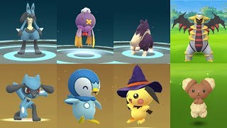 CATCH & EVOLUTION POKÉMON GO HALLOWEEN GEN 4: Giratina, Riolu, Stunk & Drifloon