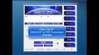 Cad2Print 2015 - DWG to PDF Conversion