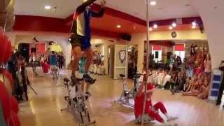 Сайкл-шоу,Cycling, встреча 2015 в фитнес-клубе "Атлант-GYM"