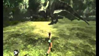 Tomb Raider Anniversary - Босс №1 - Тиранозавр Рекс