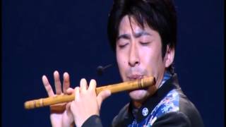 横笛奏者　HIROMASA　　津軽の空