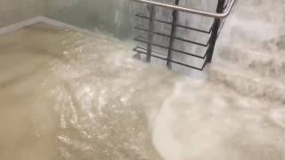 Beázott a győri Dunakapu téri mélygarázs