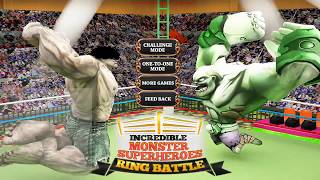 Incredible Monster Superheroes Ring Battle Android Gameplay 2018
