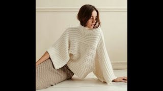 Женский Свитер Спицами - фото - 2019 / Women's Sweater Knitting Photo