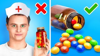 CARA KEREN MENYELUNDUPKAN MAKANAN KE RUMAH SAKIT || Cara Menyelundupkan Camilan oleh 123 GO Like!
