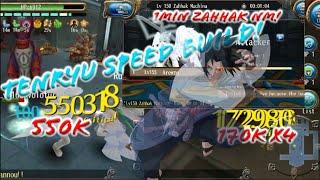 Tenryu Super Speed Build Katana lv155 100% Critical Tenryu Only Burst Damage Build! - Toram Online