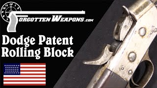 Dodge Patent Prototype Rolling Block Rifle