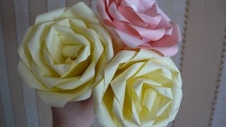 Цветок из бумаги Роза оригами Flower paper Rose Origami