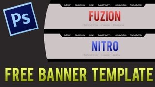 Clean Youtube Banner Template! Free Download.psd