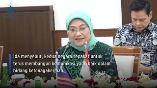Menaker Bertemu Mendagri Malaysia, Bahas Perlindungan TKI Sektor Domestik