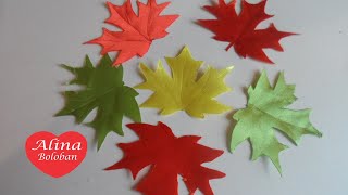 Красивый Осенний Листочек / D.I.Y. Hermosa hoja de otoño