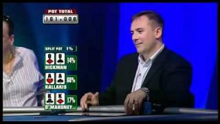 Incredible poker hand!! AA vs KK vs QQ texas hold'em