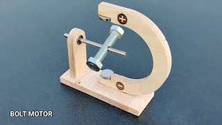 Making Bolt Motors Using Neodymium Magnet