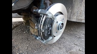 замена передних тормозных дисков passat б3(replacing the front brake discs passat b3)