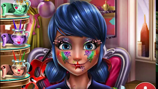 Мультик игра Леди Баг: Блестящий макияж (Ladybug Glittery Makeup)