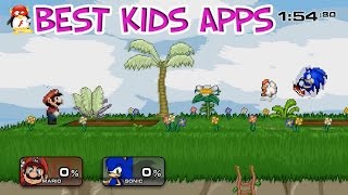 Mario vs Sonic Pixel fight Марио против Соника пиксельные драки обзор Gameplay